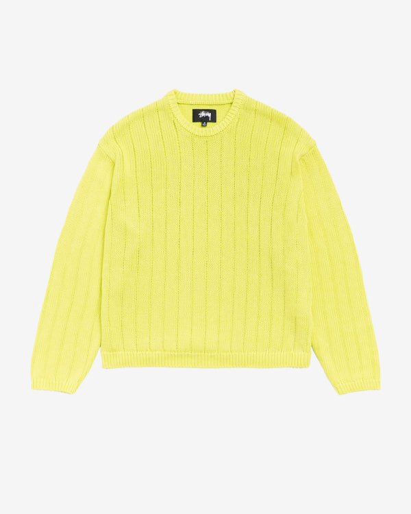 DOVER STREET MARKET NY Stüssy Buana Logo Men's Sweater Lime