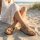 CUSHIONAIRE Lane Women’s Cork Double Buckle Sandals