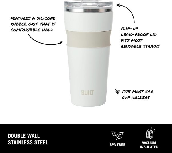 BUILT Shasta Stainless Steel Vacuum Tumbler 24oz
