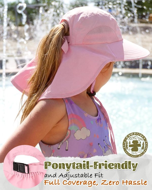 Camptrace Toddler Sun Hat UPF 50+ Protection