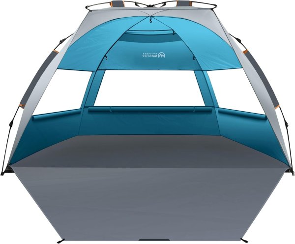 Beach Tent UPF50+ Portable 3-4 Person