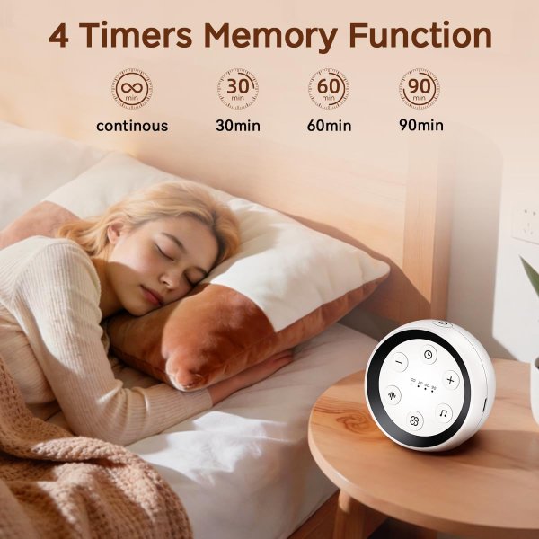 SoundMe Battery Small White Noise Machine 32 Volume Levels