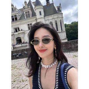 Celine Metal Triomphe 57MM 太阳镜 杨采钰同款