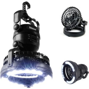 $9.9 Odoland 便携式 LED 露营灯带吊扇