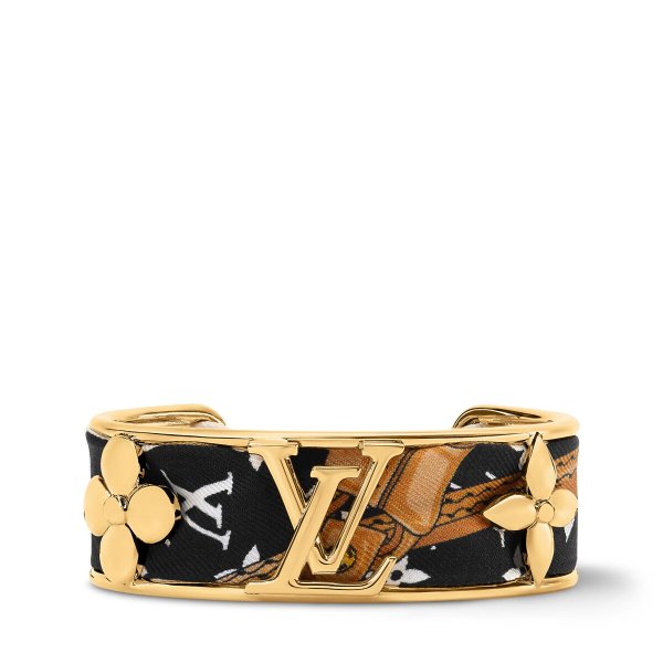 Initiales Silk Bracelet Gold-Toned