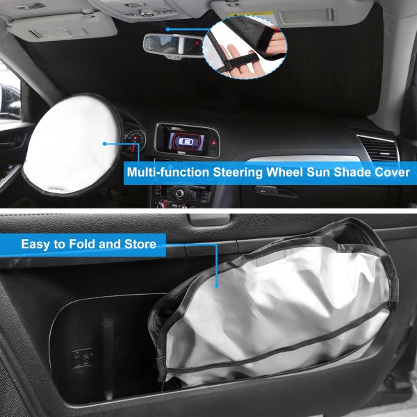 LHFLIVE Lexus IS Windshield Sun Shade Foldable