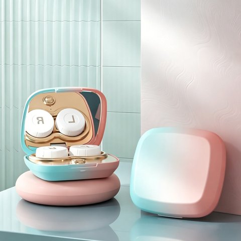 PinkyParadise Happy Eye 超声波隐形眼镜清洗器