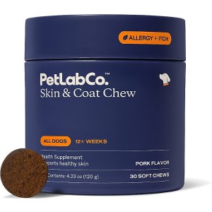 首单订阅5折PetLabCo. 猪肉味咀嚼片 犬用 30片