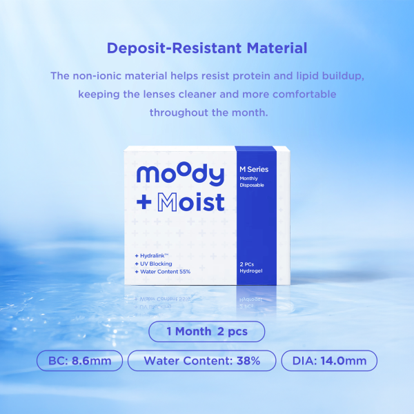 moody M Series Monthly Contact Lenses 2 Pack