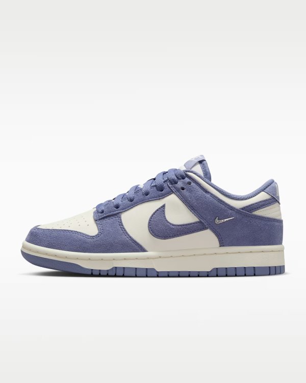 Dunk Low 女款麂皮鞋