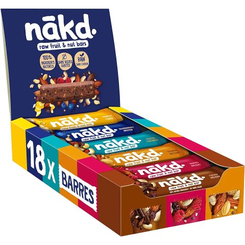 Nakd. 果仁能量棒 18条 630g