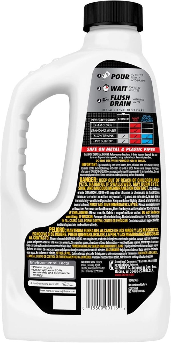 Liquid Drain Cleaner 32 Fl Oz