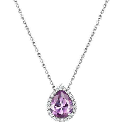 ChicSilver 925 Silver Heart Necklace