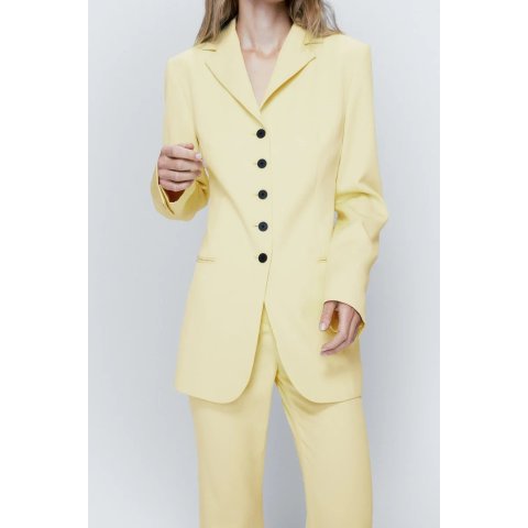 97847限量款西服外套 黄色