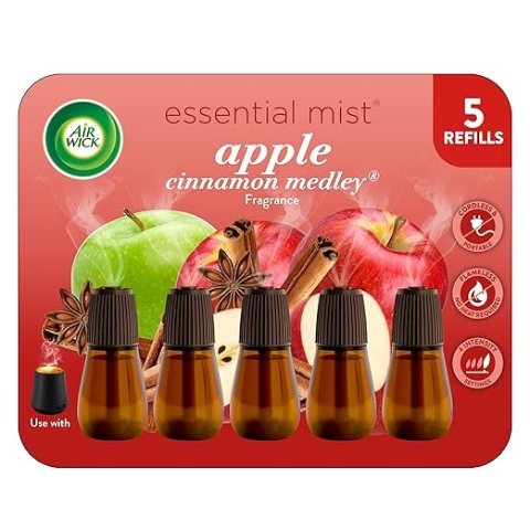Air Wick Essential Mist Refill 5 Pack Apple Cinnamon