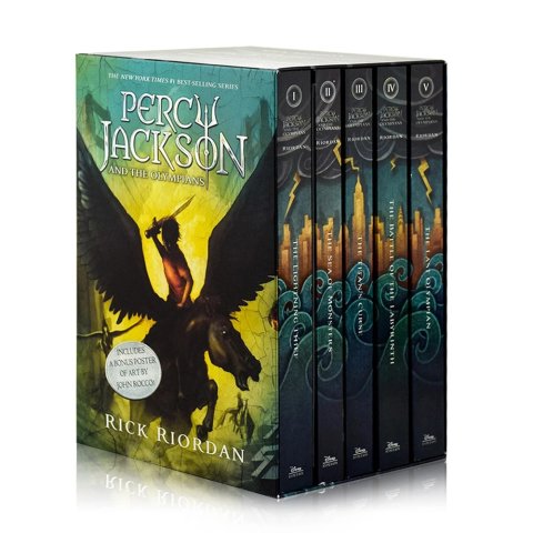 Percy Jackson and the Olympians 畅销奇幻冒险童书5本套装