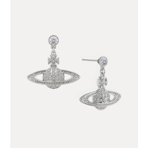 Vivienne Westwood Mini Bas Relief 水晶耳环