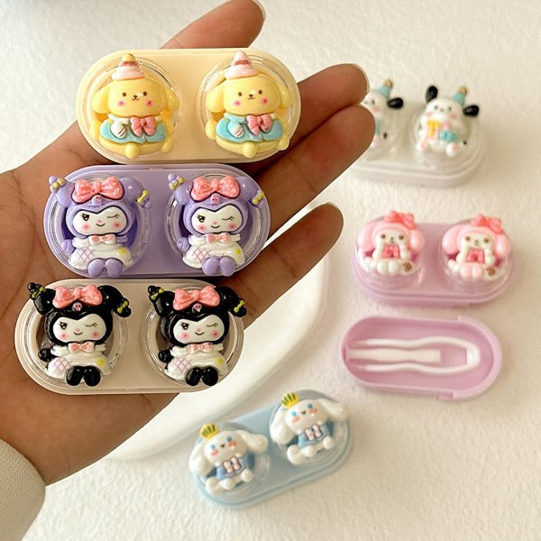 PinkyParadise Sanrio 隐形眼镜盒套装 迷你款