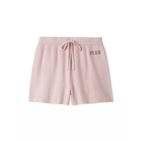 Smoothie Rib Logo Embroidery Shorts