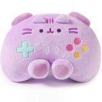 GUND Pusheen 游戏手柄毛绒公仔 7英寸 紫色
