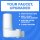 Brita Faucet Water Filter White Easy Install