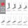 Hanes Max Cushioned Men's Crew Socks Moisture-Wicking Odor Control Multi-Pack