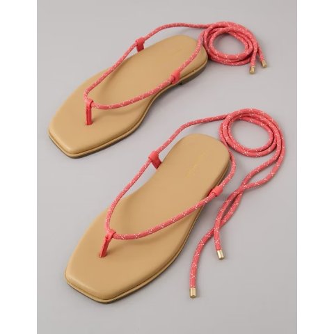 AEOAmerican Eagle AE Rope Lace-Up Sandal