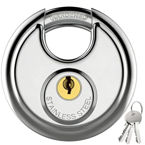 Puroma Stainless Steel Padlock 3 Keys