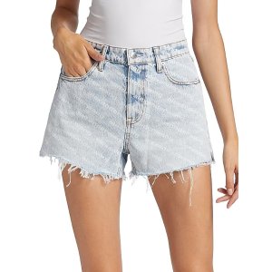 Alexander Wang Bite Logo 牛仔短裤