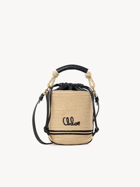 Soleil Bucket Bag Embroidered Cord