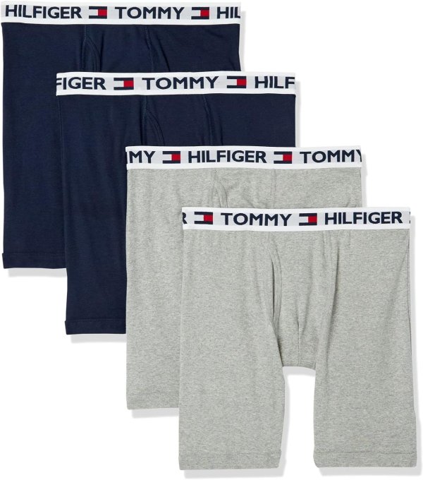 Tommy Hilfiger 棉质男士四角内裤 4条