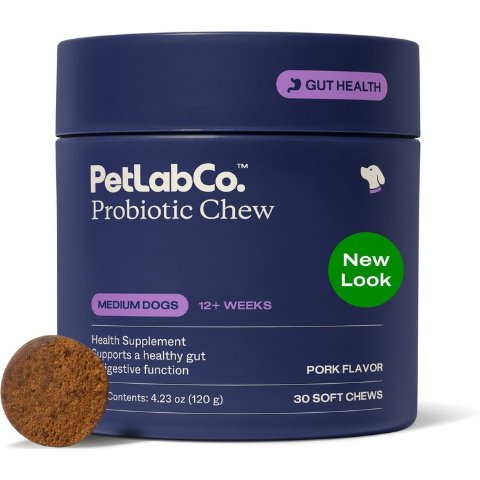 PetLabCo. 猪肉软咀嚼益生菌 中型犬 30粒