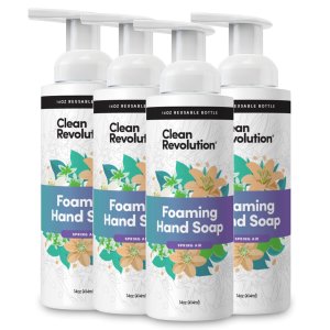 CleanRevolution 泡沫洗手液 4瓶装
