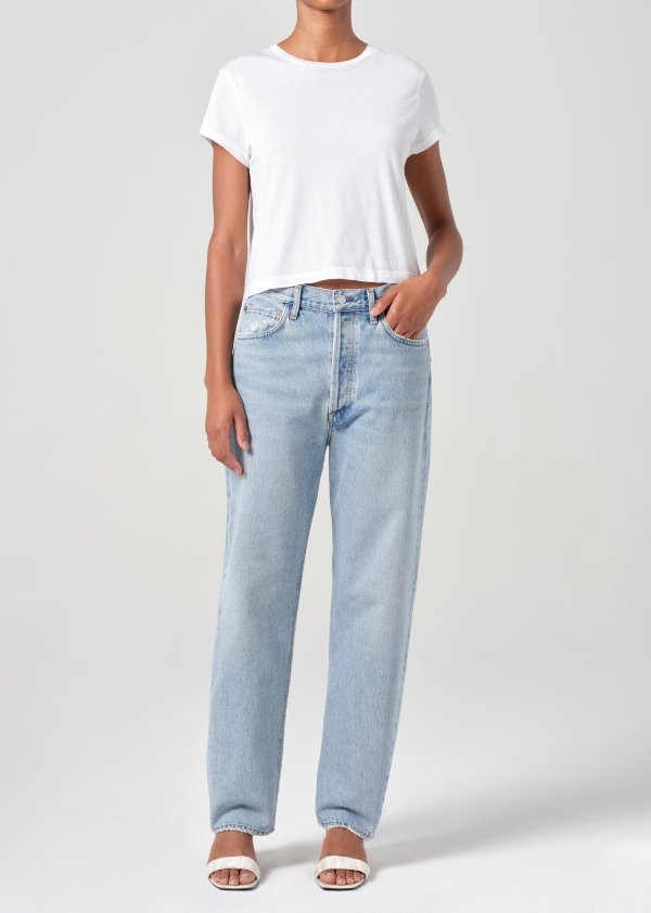 90's Mid Rise Straight Jeans
