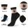Kikiya Women's Cotton Crew Socks Graphic Size 6-9
