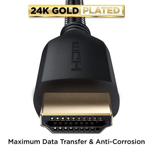 PowerBear 4K HDMI Cable 6ft Braided