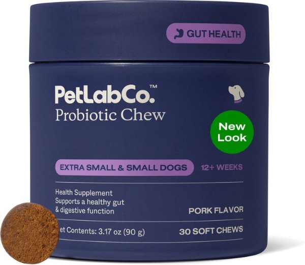 PetLabCo. 益生菌小型犬软咀嚼片 30粒 猪肉味