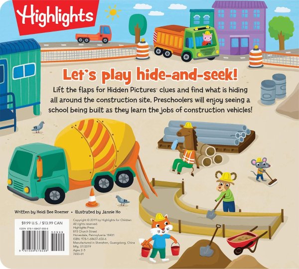 Highlights Construction Site Lift-the-Flap Board Book