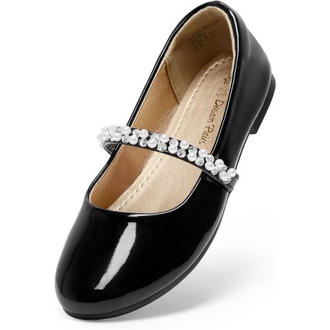 Girls Mary Jane Ballerina Flats