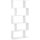 5-Tier Wooden Bookshelf White