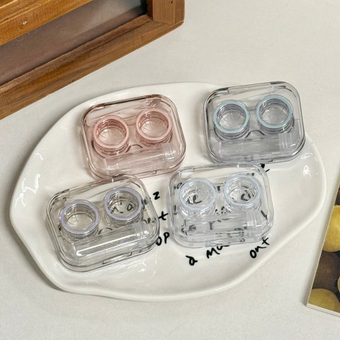 PinkyParadise Clear Travel Lens Case