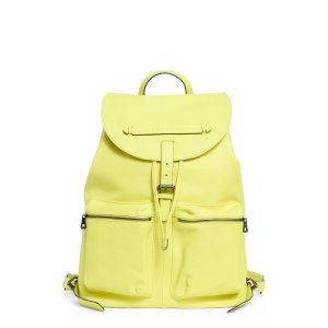 Longchamp 3D 拼接皮革双肩包