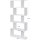 5-Tier Wooden Bookshelf White