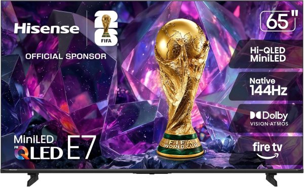Hisense 65E7SF 65-Inch Mini-LED 4K Smart Fire TV