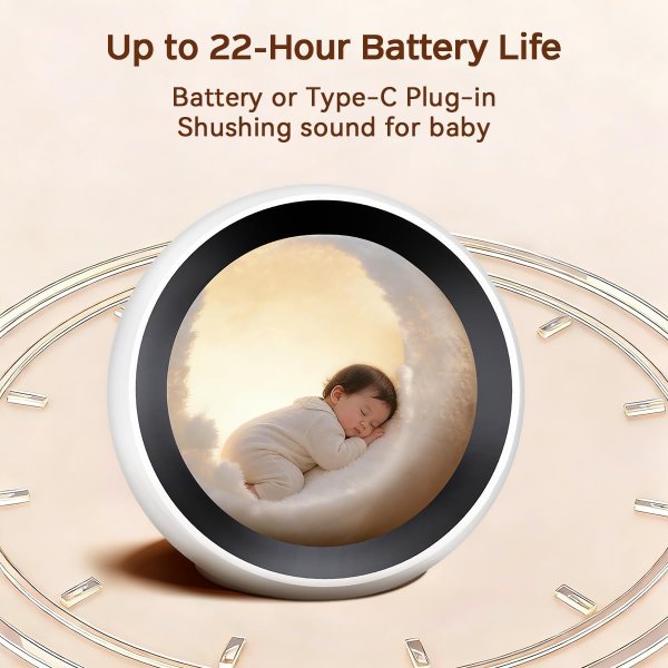 SoundMe Battery Small White Noise Machine 32 Volume Levels