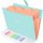 Forvencer 5 Pocket Accordion File Organizer Jade