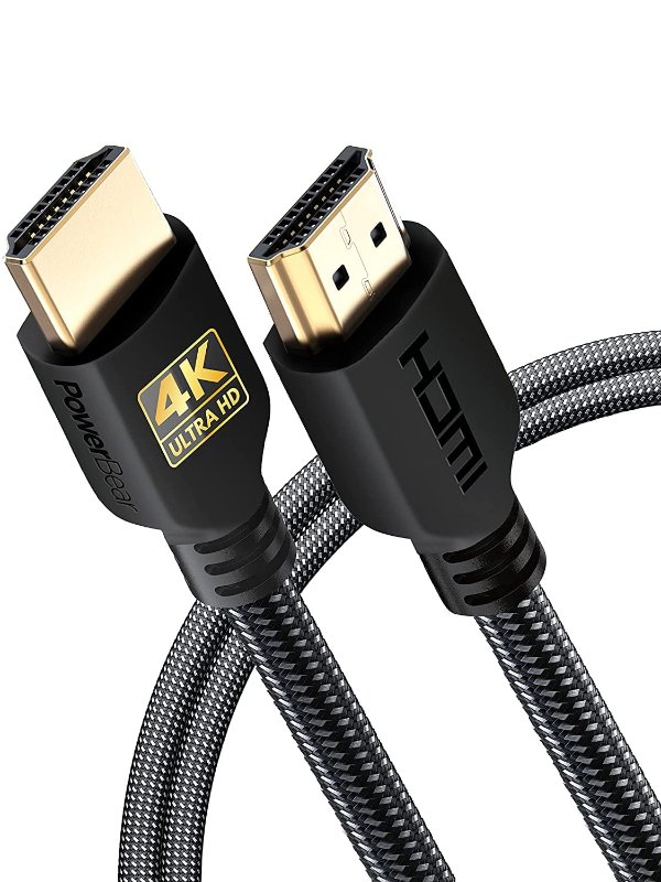 PowerBear 4K HDMI Cable 6ft Braided