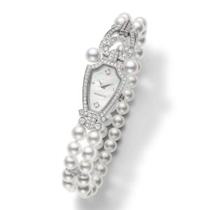 Mikimoto Akoya珍珠钻石手链 18K白金