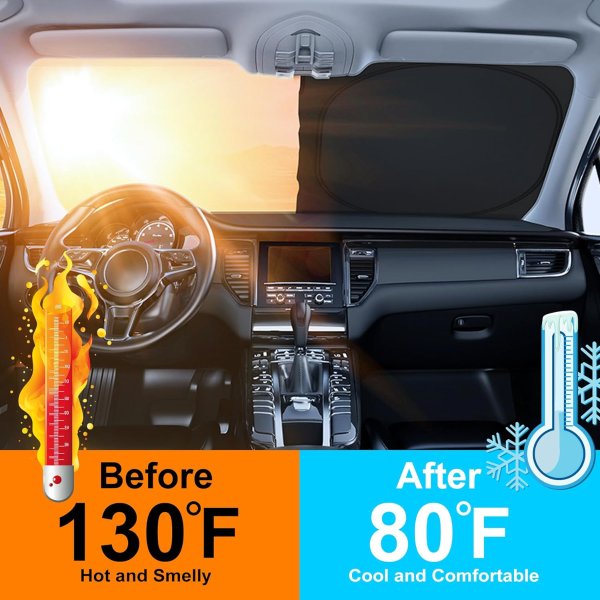 LHFLIVE Lexus IS Windshield Sun Shade Foldable