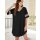 Cotton Short Sleeve Nightgown Color Block
